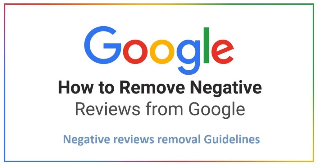Remove Negative Google Review